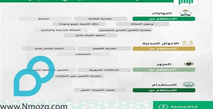 استعلام عن صلاحية التأشيرة